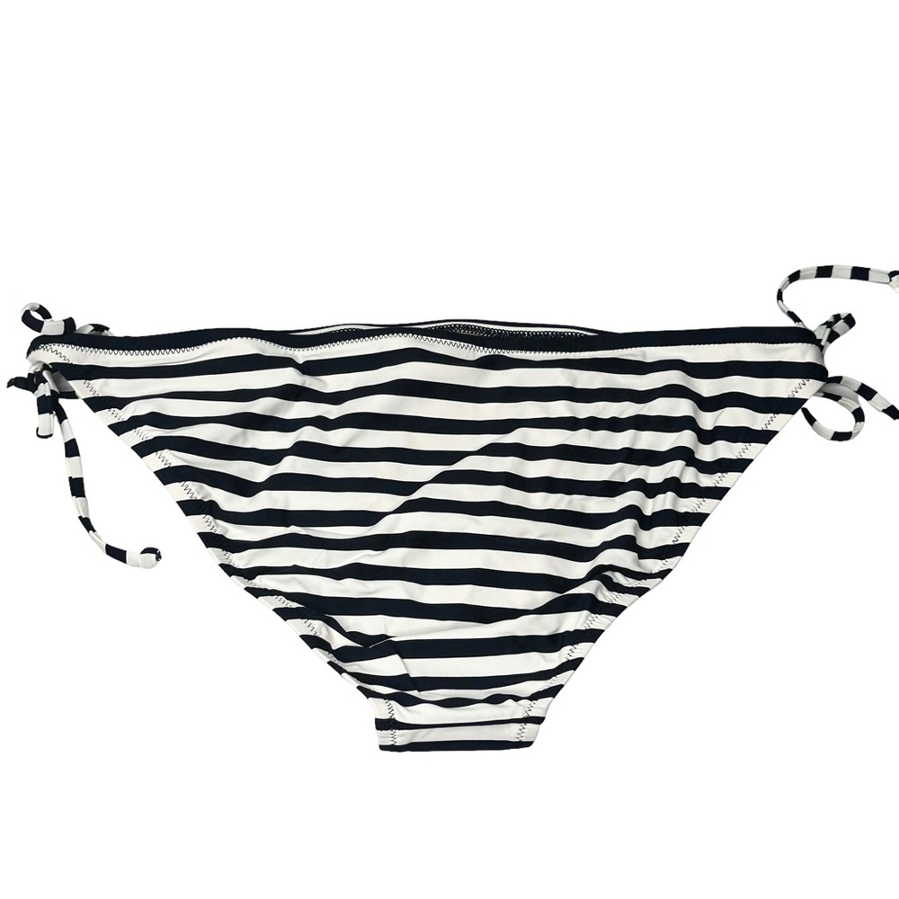 J. Crew Bikini Bottom XL String Stripe Navy Ivory - Picture 8 of 8